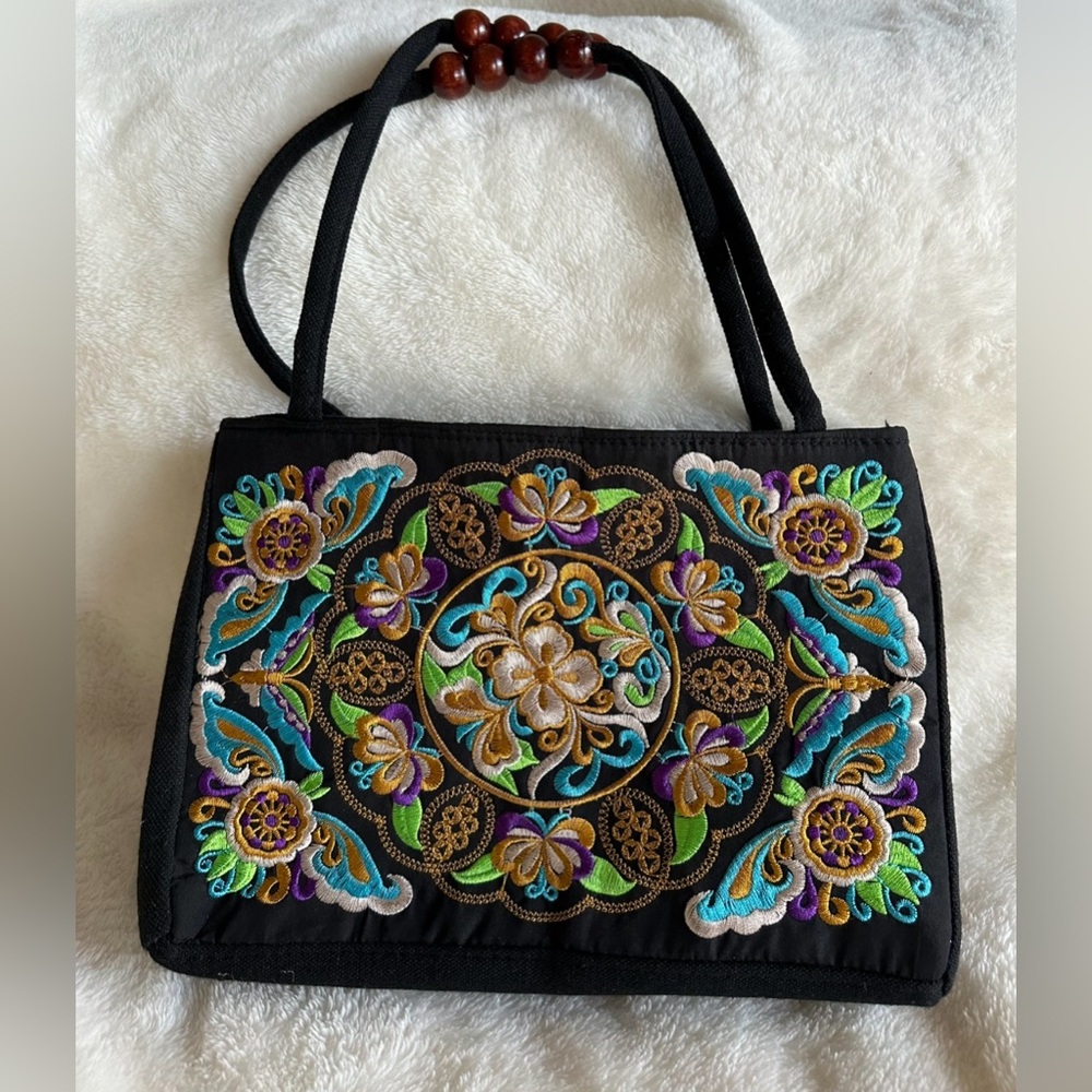 Embroidered Tote